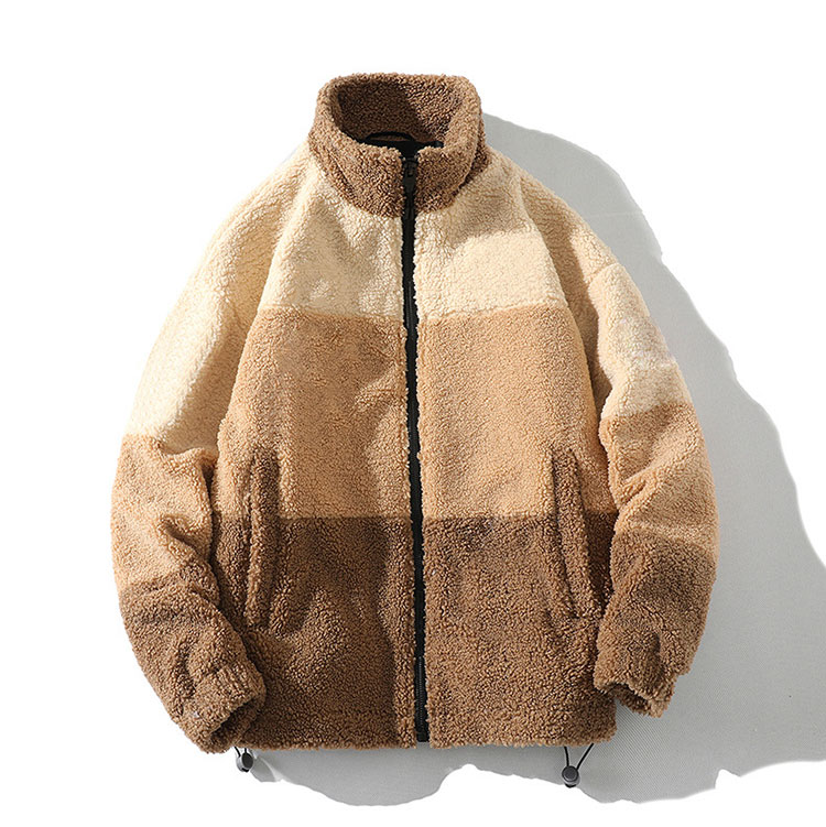 Polar Fleece Coat with Sherpa