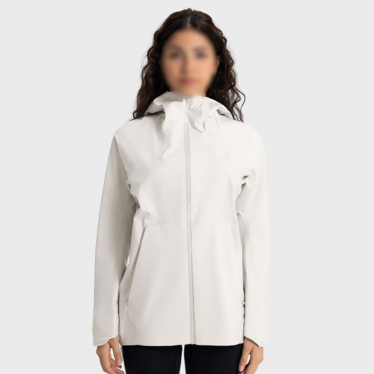 Lightweight Rain Jacket with Hood Womens