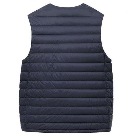 Down Vest Under Suit Jacket