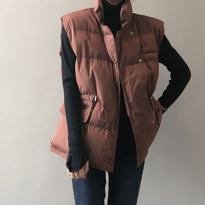Padded Cropped Vest