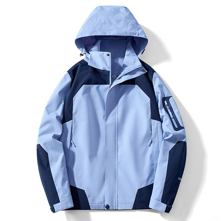 Hard Shell Jacket With Hood