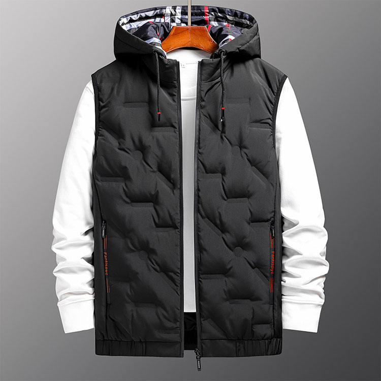 Down Vest Hoodie