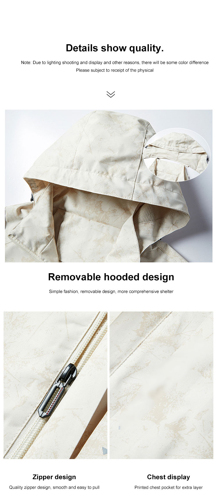 Lightweight Rain Jacket for Women