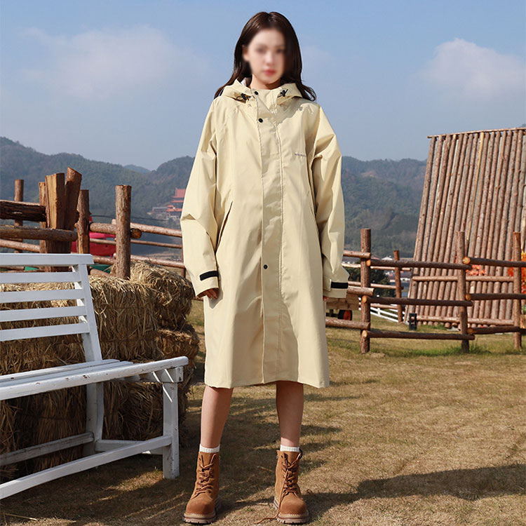 Waterproof Rain Jacket Women Long
