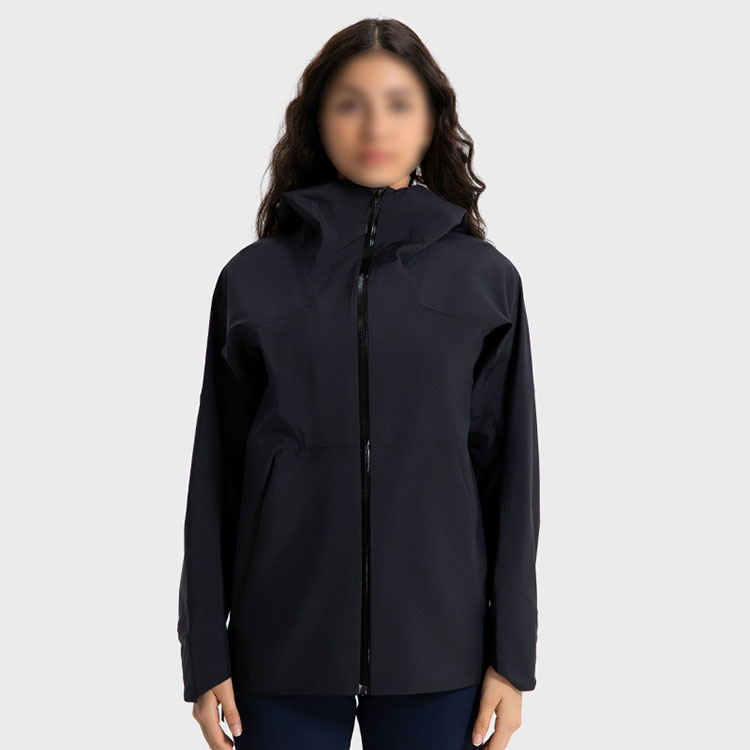 Lightweight Rain Jacket with Hood Womens