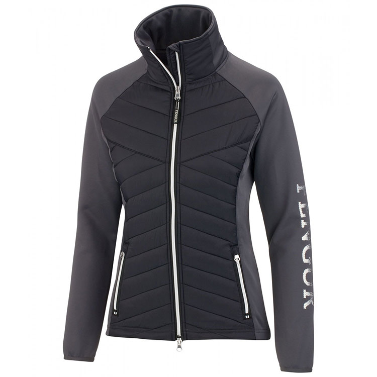 Padded Jacket Knitted Sleeves