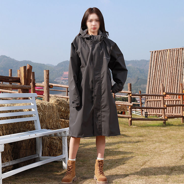 Waterproof Rain Jacket Women Long