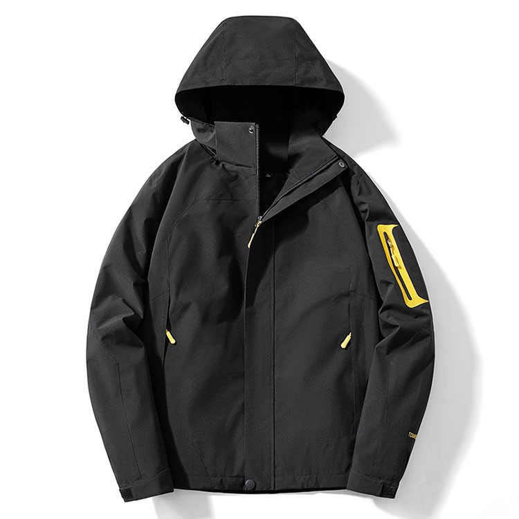 Hard Shell Jacket With Hood