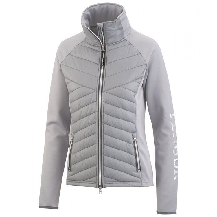 Padded Jacket Knitted Sleeves