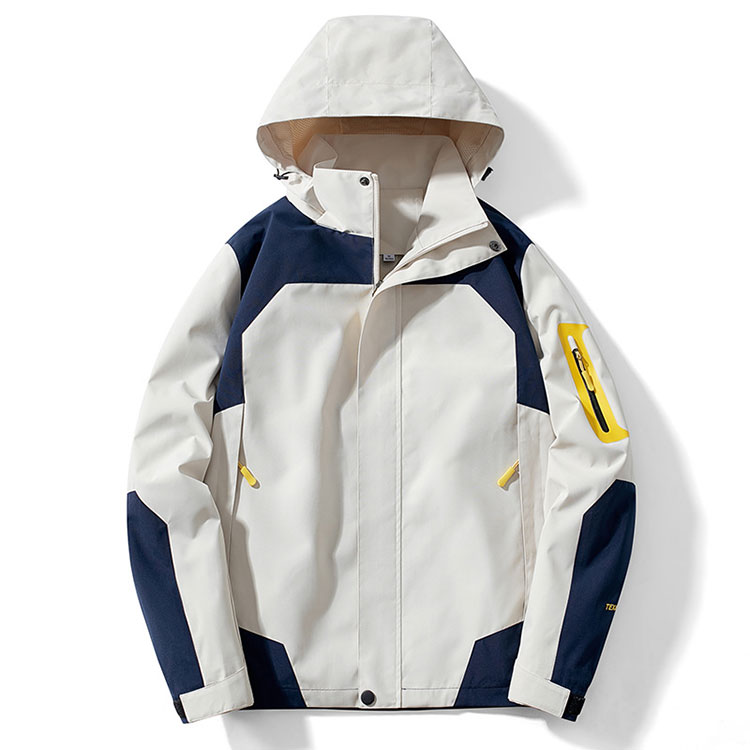 Hard Shell Jacket With Hood