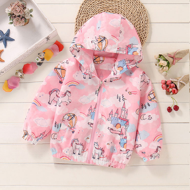 Waterproof Rain Jacket Girls