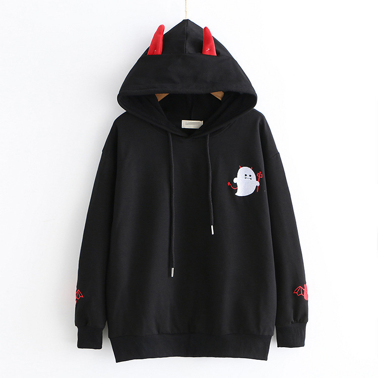 Hoodie With Horns