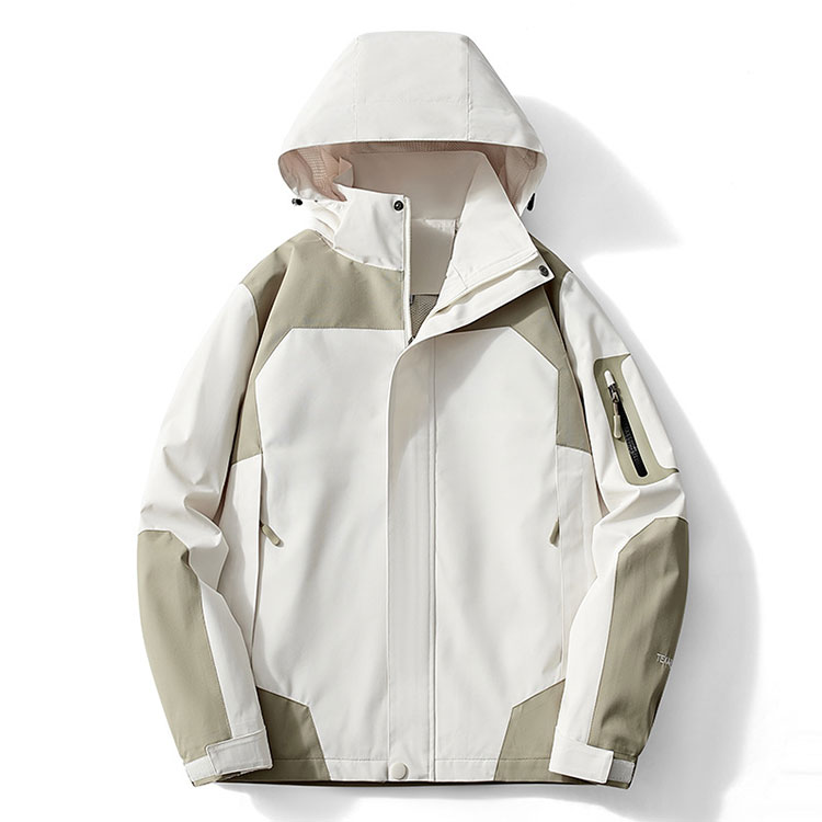 Hard Shell Jacket With Hood