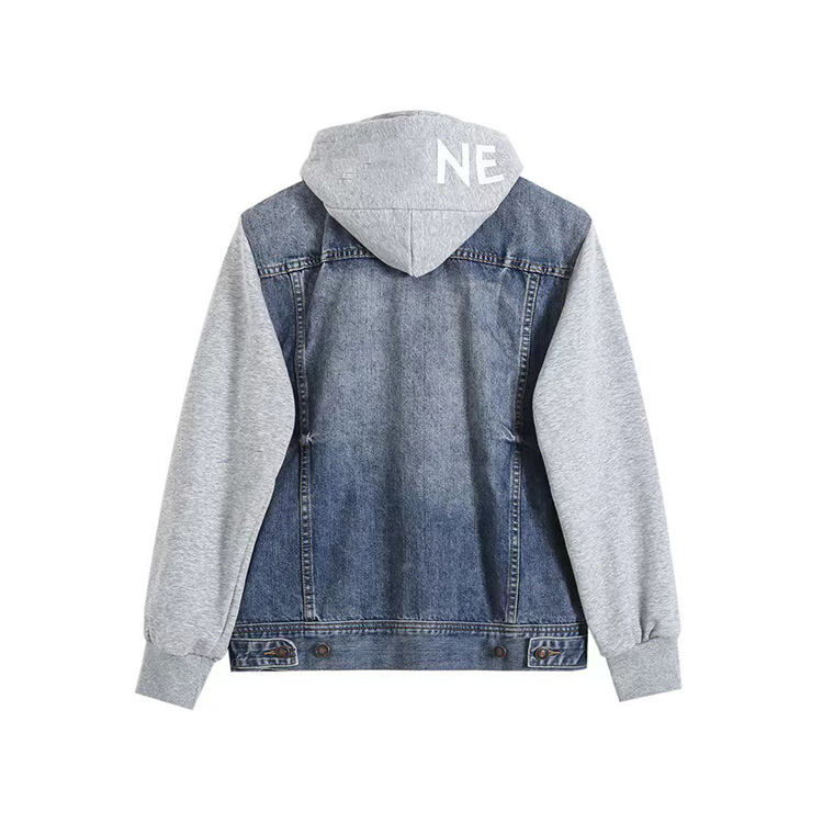 Hoodie Jean Jacket