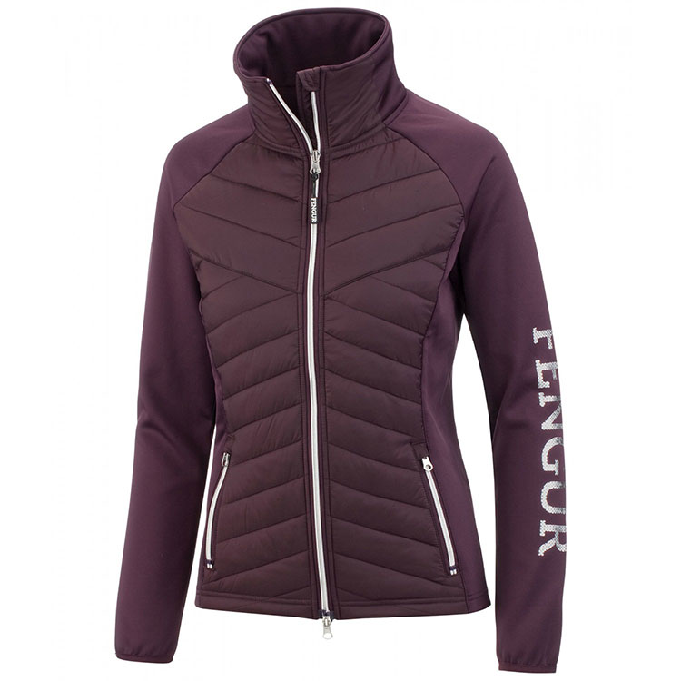 Padded Jacket Knitted Sleeves