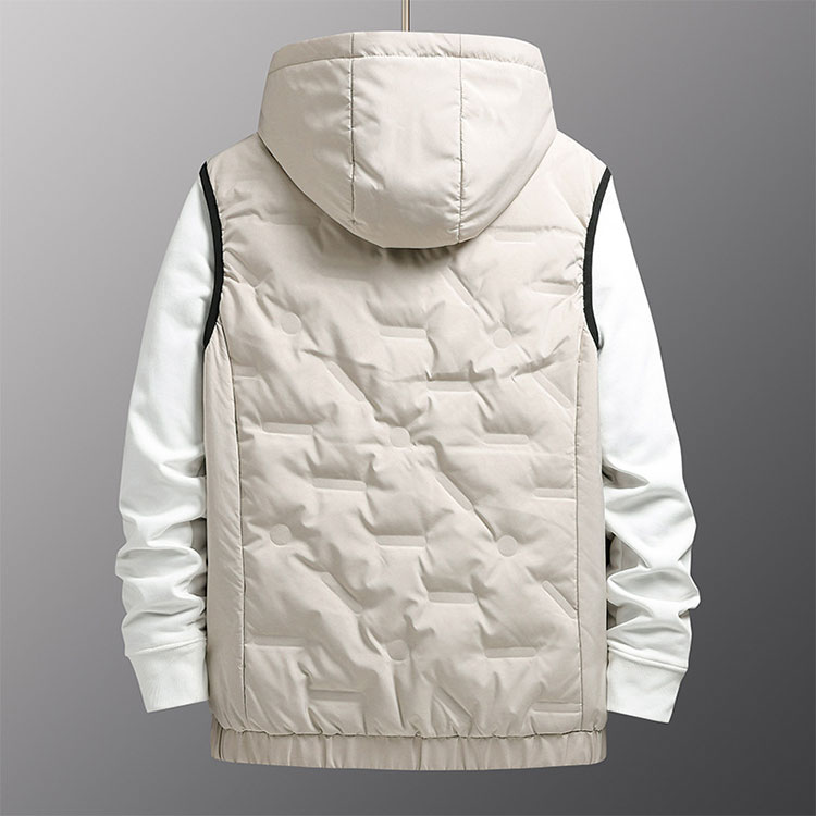 Down Vest Hoodie