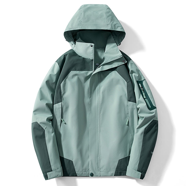 Hard Shell Jacket With Hood