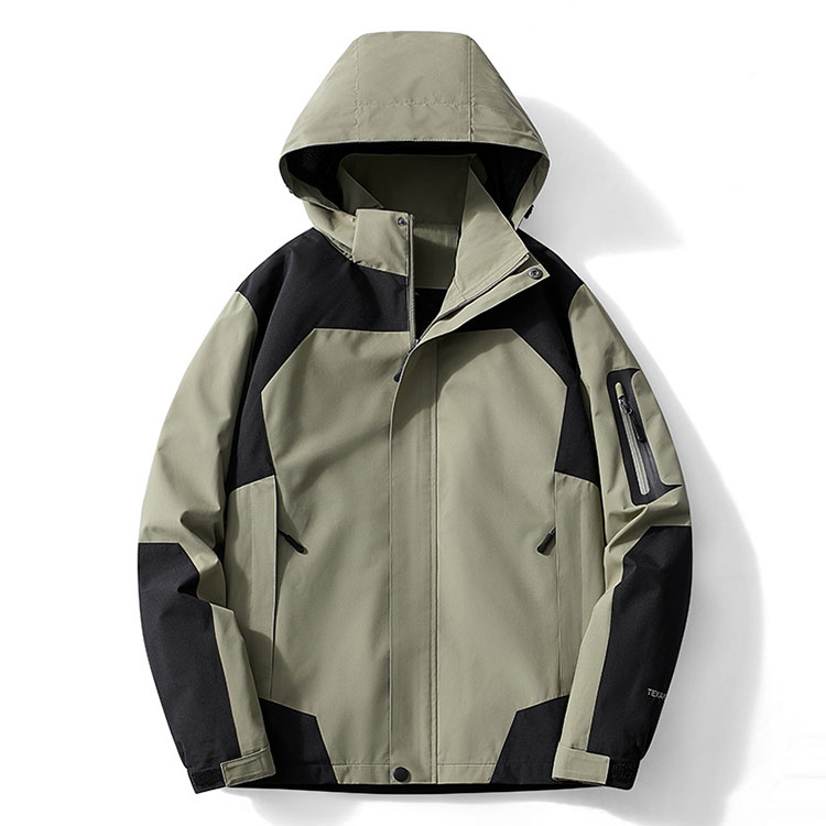 Hard Shell Jacket With Hood