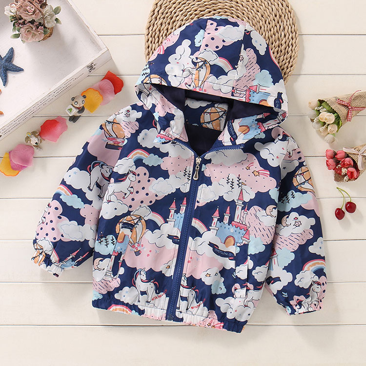 Waterproof Rain Jacket Girls