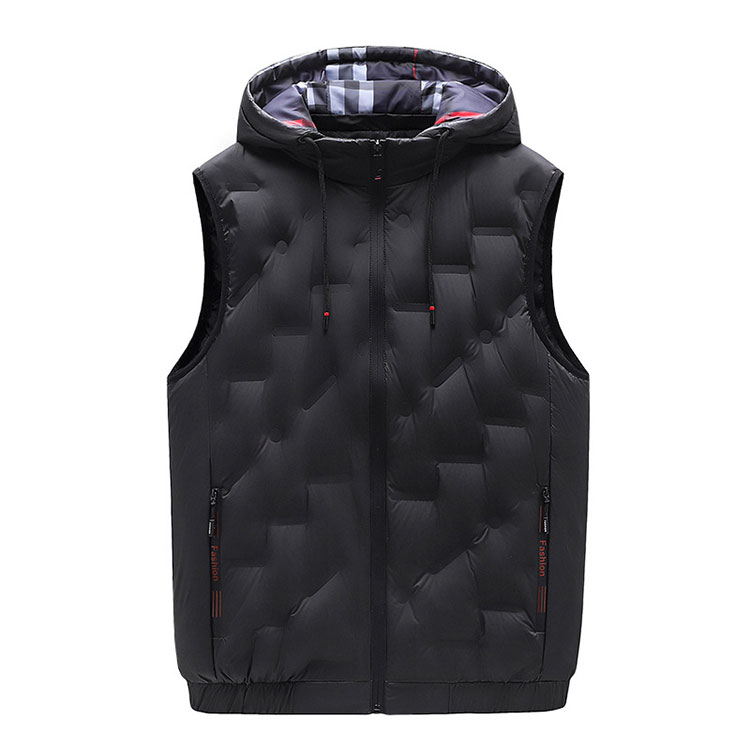 Down Vest Hoodie